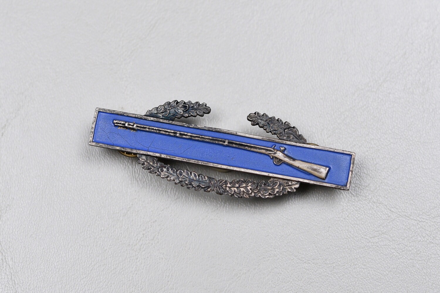 WWII U.S. COMBAT INFANTRY BADGE – GUN METAL GRAY REVERSE, STERLING