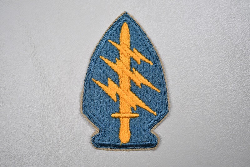 VIETNAM WAR U.S SPECIAL FORCES SHOULDER PATCH w/TEAL ARC