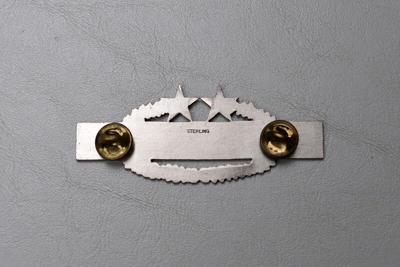 Vietnam War U.S. Combat Infantry Badge w/2 stars - Sterling