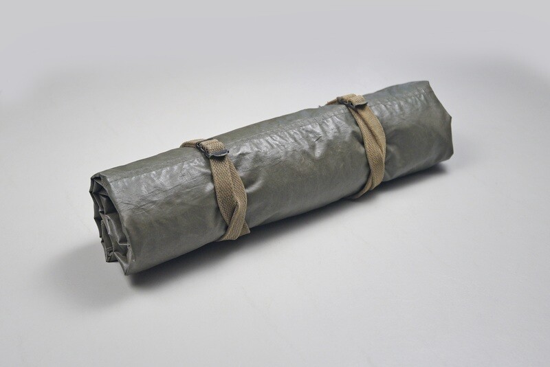 VIETNAM WAR U.S. RUBBER PONCHO DATED 1966 w/MARINE CORPS BLANKET ROLL STRAPS VIETNAM WAR U.S. RUBBER PONCHO DATED 1966 w/MARINE CORPS BLANKET ROLL STRAPS