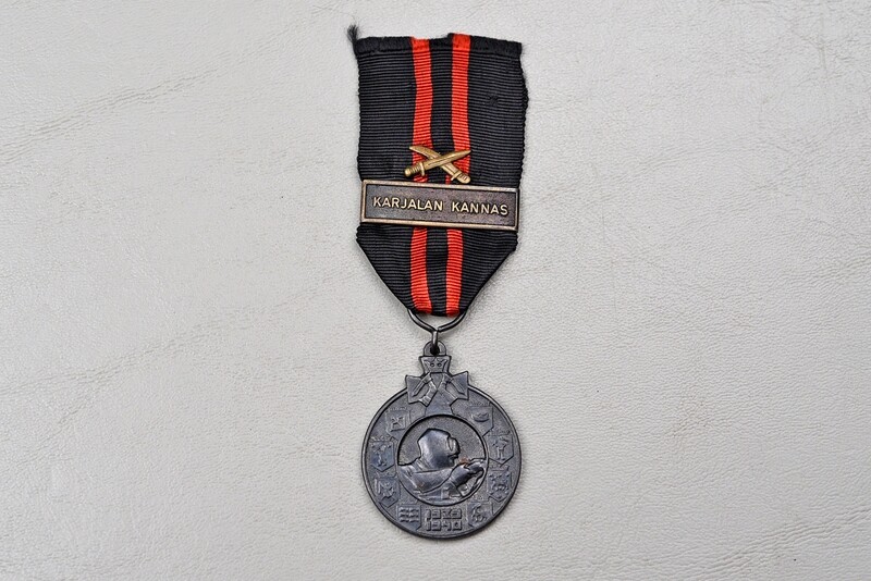 1939-1940 FINNISH WINTER WAR MEDAL w/BAR “KRAJALAN KANNAS” 1939-1940 FINNISH WINTER WAR MEDAL w/BAR “KRAJALAN KANNAS”