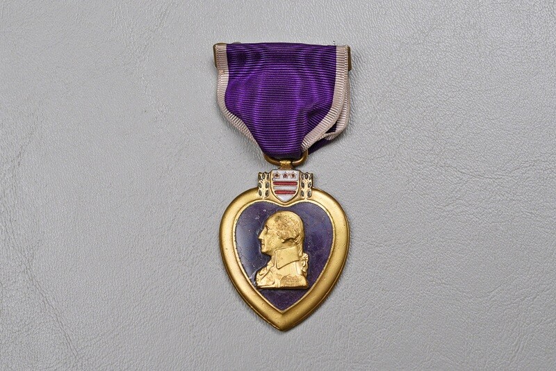 WWI U.S. MARINE CORPS PURPLE HEART MEDAL TO W.I.A. BELLEAU WOOD CASUALTY