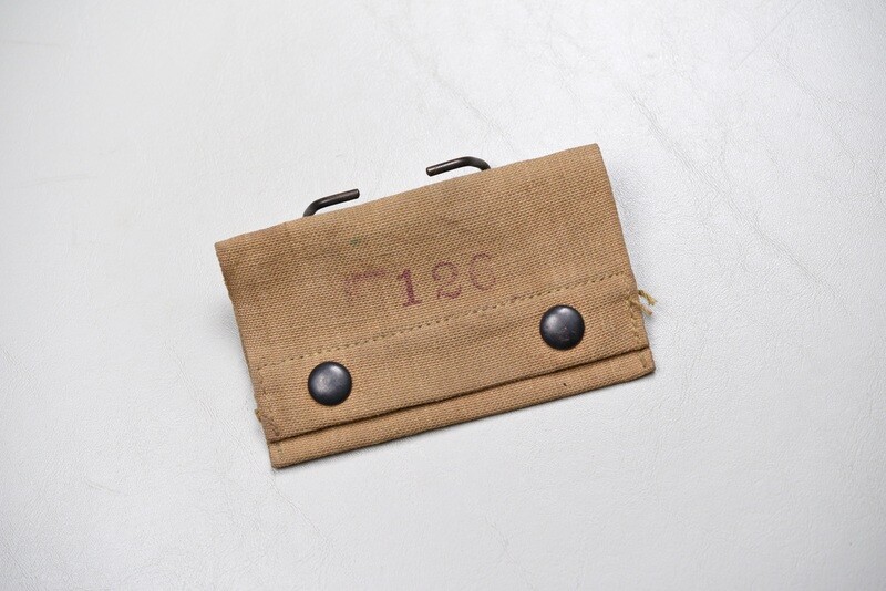 WWI U.S. M-1910 FIRST AID BANDAGE CARRIER - DATED 3-1918
