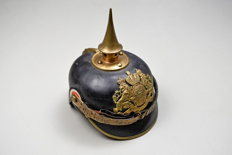 WWI IMPERIAL GERMAN BAVARIAN OFFICER’S SPIKED HELMET