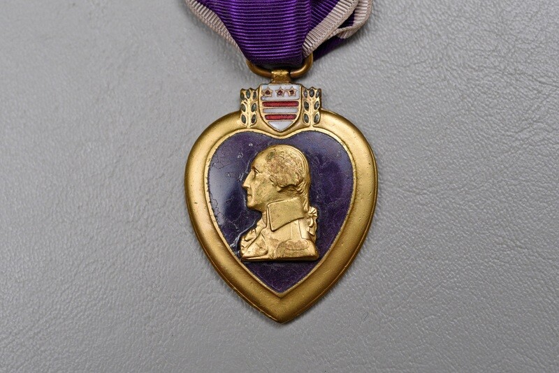 WWI U.S. MARINE CORPS PURPLE HEART MEDAL TO W.I.A. BELLEAU WOOD CASUALTY