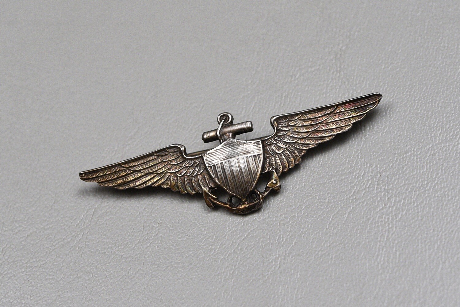 WWII U.S. NAVY PILOTS WING BY CTC - PINBACK, STERLING