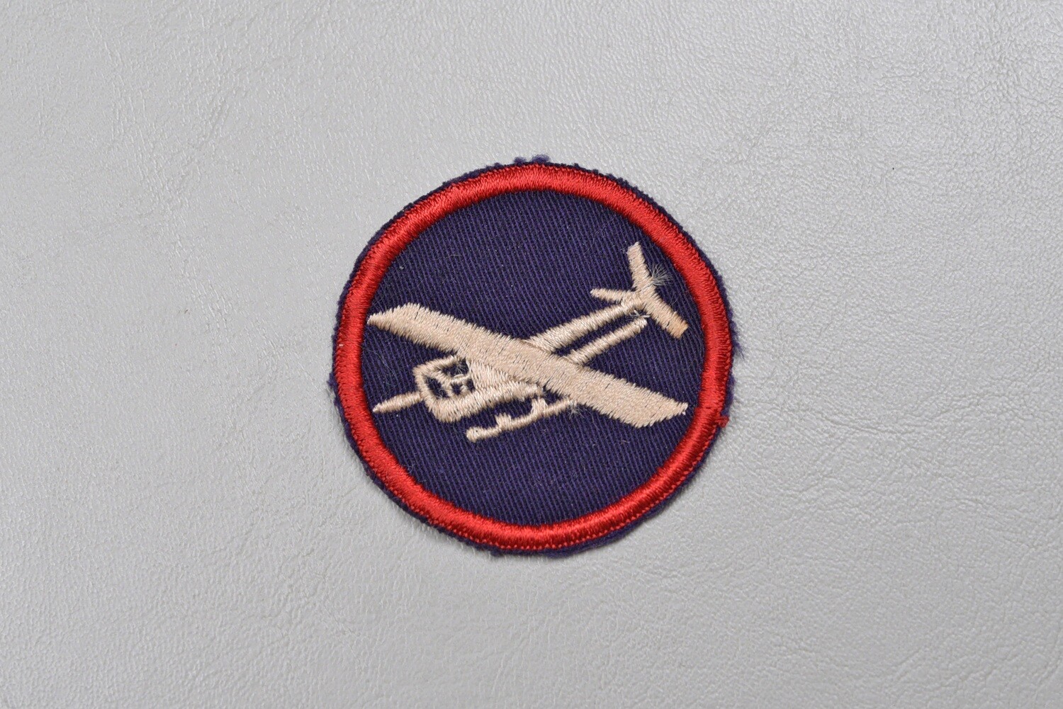 WWII U.S. AIRBORNE GLIDER INFANTRY REGIMENT OVERSEAS CAP PATCH - DARK BLUE, TWILL