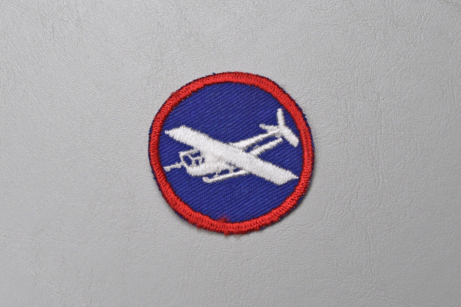 WWII U.S. AIRBORNE GLIDER INFANTRY REGT. OVERSEAS CAP PATCH - DARK BLUE, TWILL