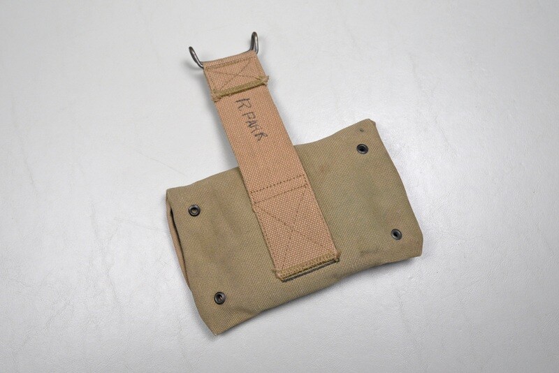 WWI U.S. POUCH FOR SMALL ARTICLES w/RED CROSS – DATED 9-18