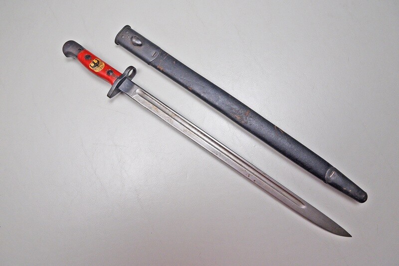 WWI GERMAN WAR TROPHY BRITISH MK III S.M.L.E. 1907 BAYONET WWI GERMAN WAR TROPHY BRITISH MK III S.M.L.E. 1907 BAYONET