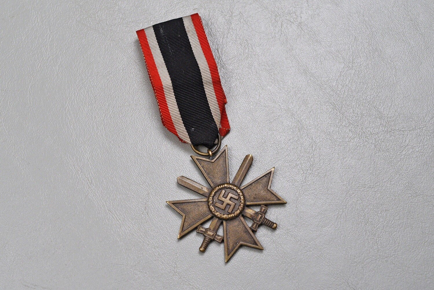 WWII GERMAN 1939 WAR SERVICE CROSS 2nd CLASS w/SWORDS - MARKED &#39;25&#39;