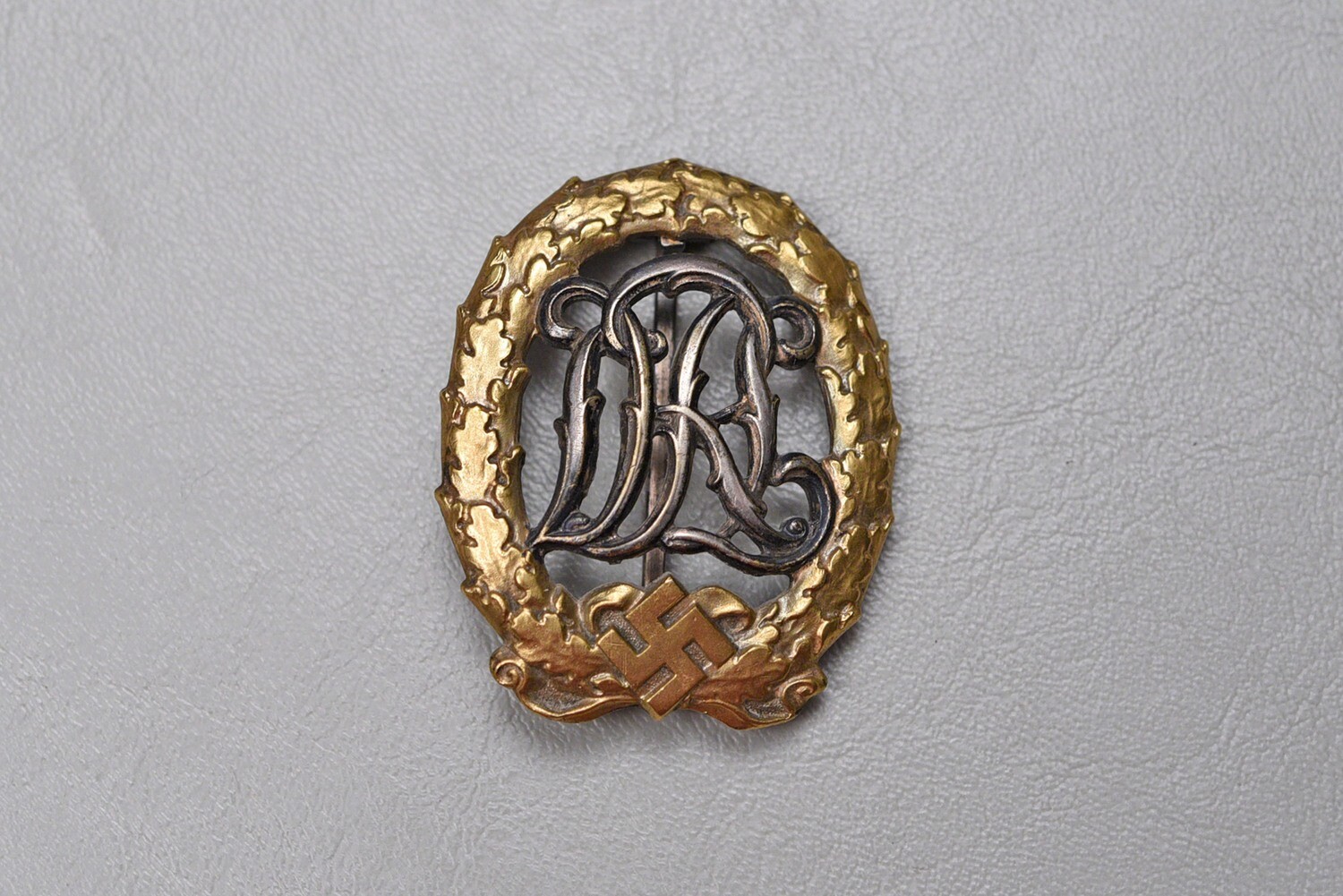WWII GERMAN M1937 DRL SPORTS BADGE FOR WAR WOUNDED - WERNSTEIN JENA