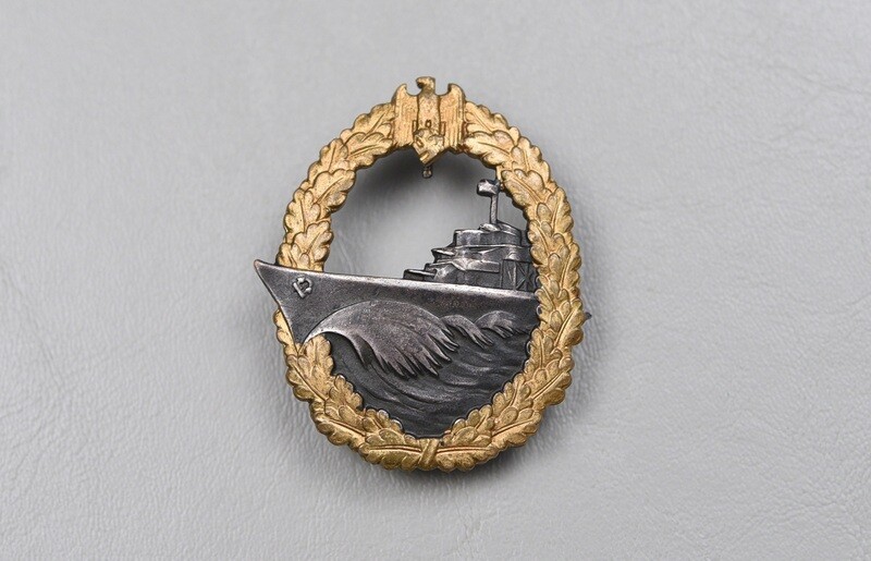 WWII GERMAN KRIEGSMARINE DESTROYER BADGE