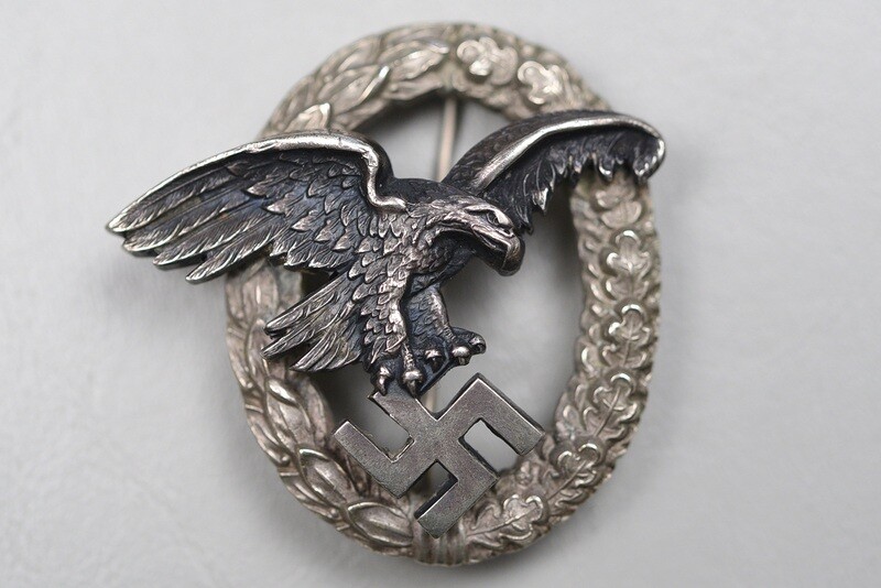 WWII GERMAN LUFTWAFFE OBSERVER'S BADGE BY JUNCKER