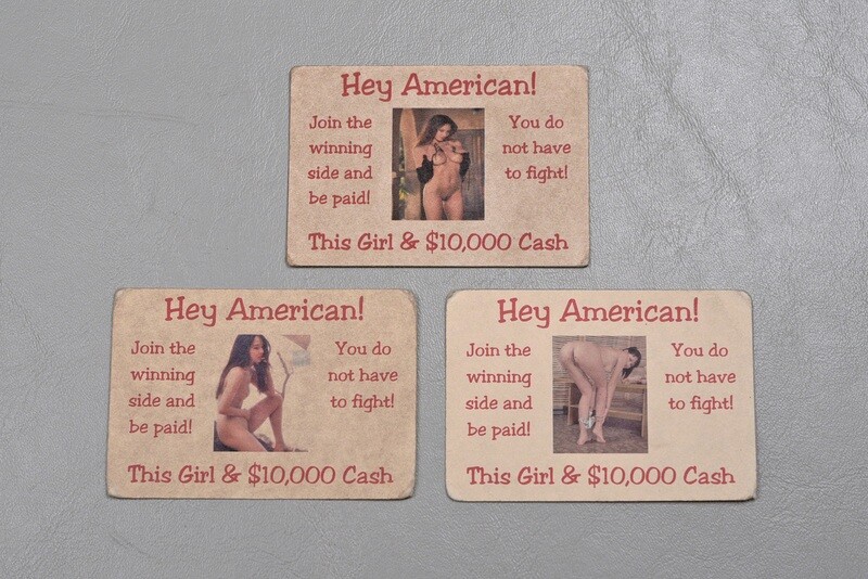 VIETNAM WAR VIET CONG/NVA DEFECTION CARDS - SET OF THREE VIETNAM WAR VIET CONG/NVA DEFECTION CARDS - SET OF THREE