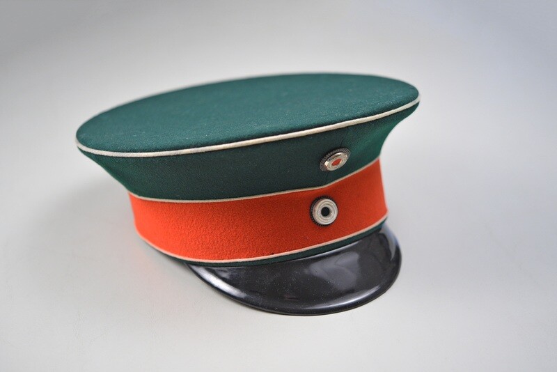 PRE-WWI GERMAN PRUSSIAN HUSSAR REGIMENT No. 11 OFFICERS VISOR HAT
