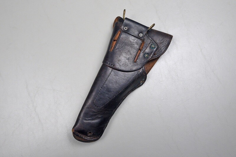 WWI U.S. M1916 .45 CAL. PISTOL HOLSTER BY G&amp;K DATED 1918 - A.G. INSPECTED