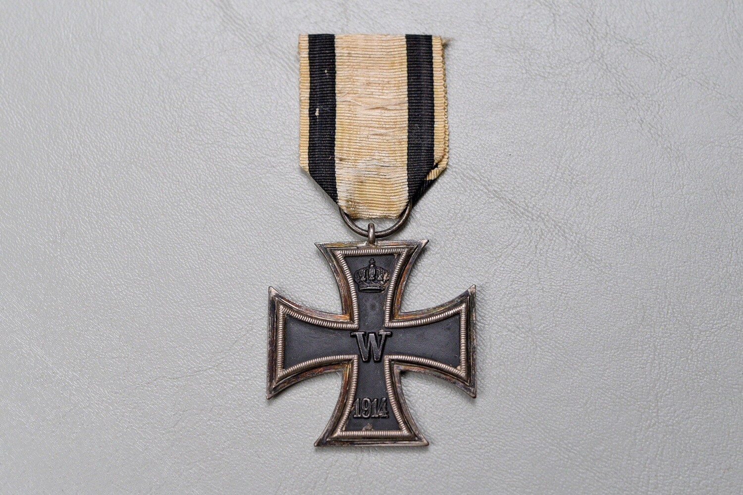 WWI GERMAN 1914 IRON CROSS 2nd CLASS FOR NON-COMBATANT - ORIGINAL RIBBON