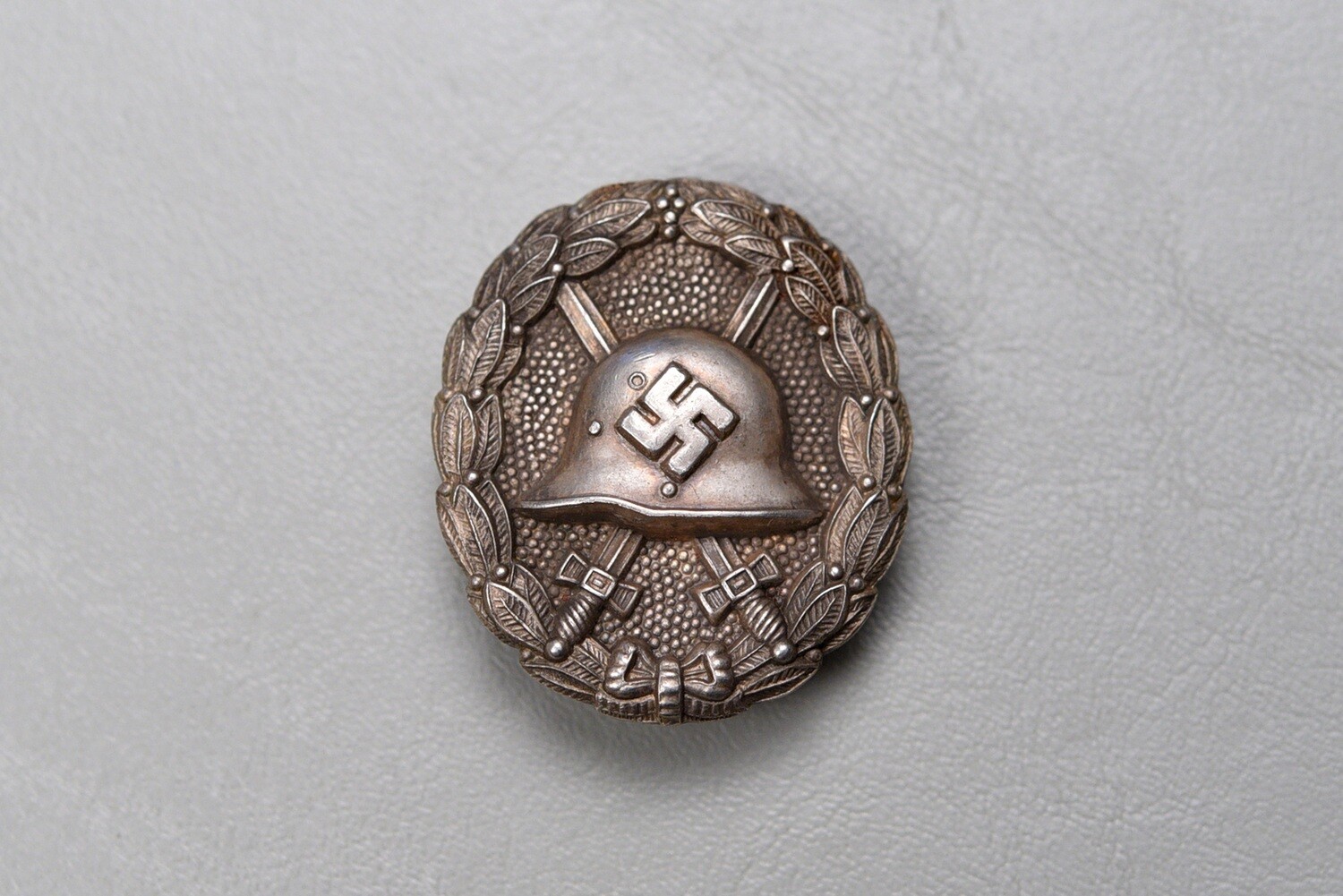 WWII GERMAN MODEL 1936 CONDOR LEGION WOUND BADGE IN SILVER