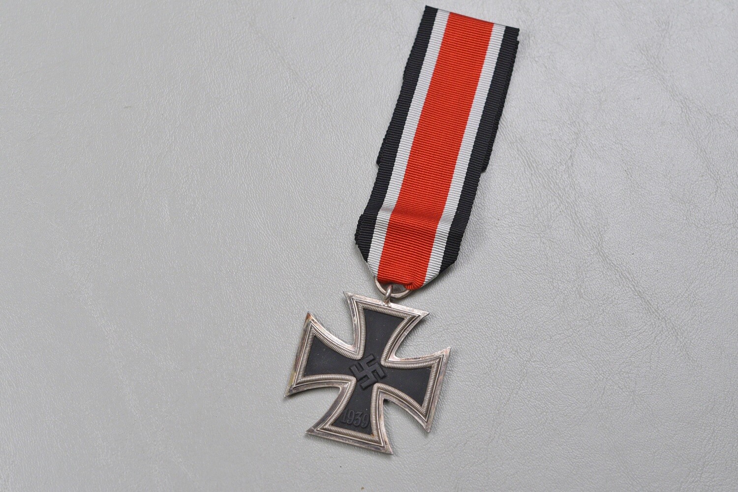 WWII GERMAN 1939 IRON CROSS 2nd CLASS BY J.J. STAHL, STRASBURG