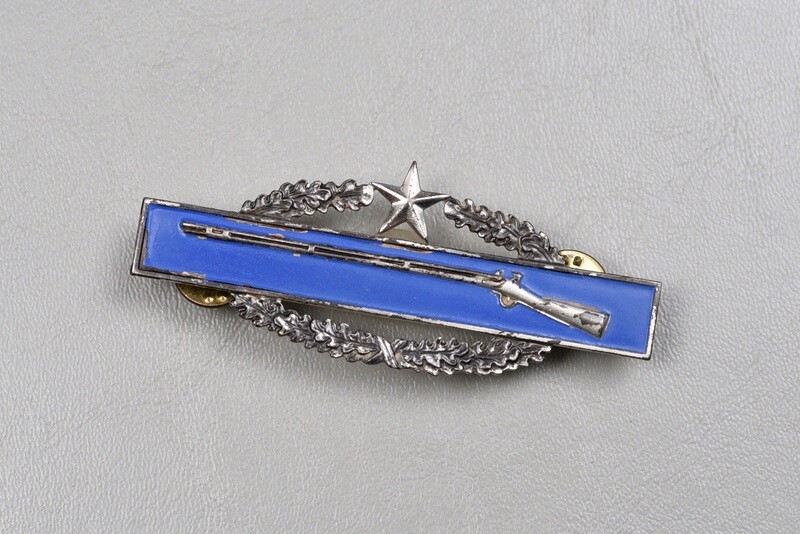 KOREAN WAR COMBAT INFANTRY BADGE BY SB - STERLING KOREAN WAR COMBAT INFANTRY BADGE BY SB - STERLING