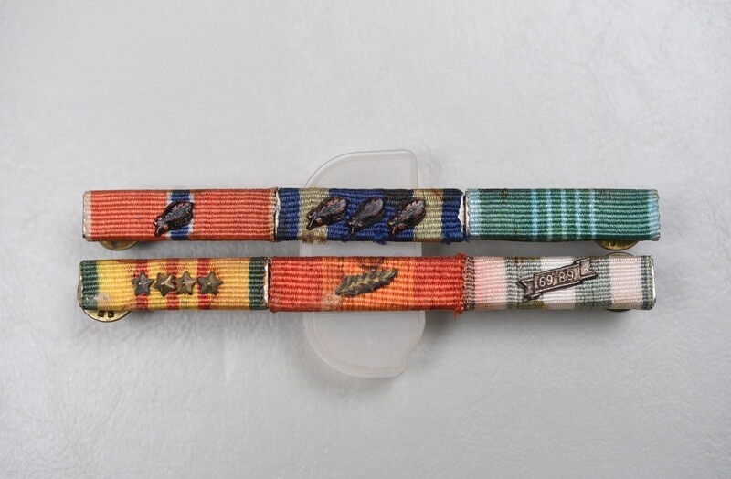 VIETNAM WAR BRONZE STAR RIBBON BAR GROUP - VIETNAMESE MADE