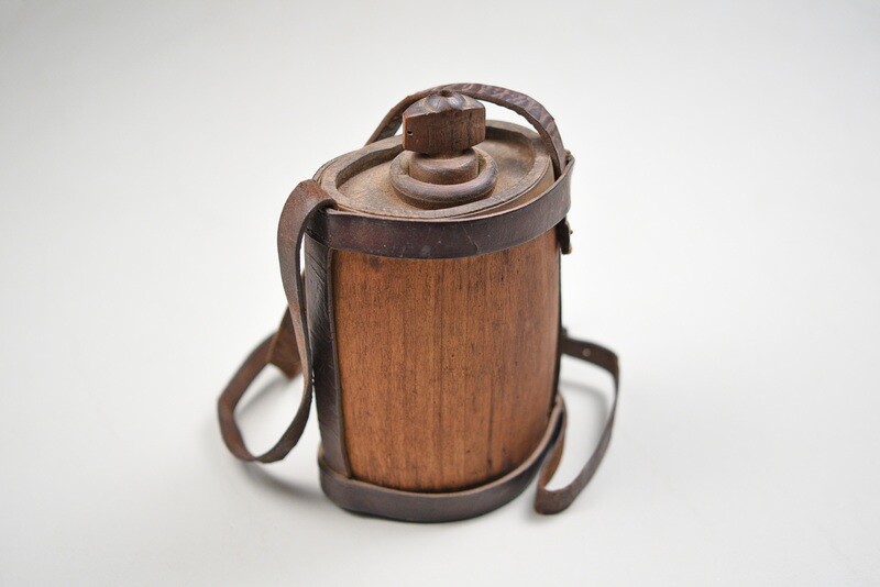 BRITISH VICTORIAN ERA ZULU WAR PERIOD OLIVER PATTERN CANTEEN w/SLING & CARRIER