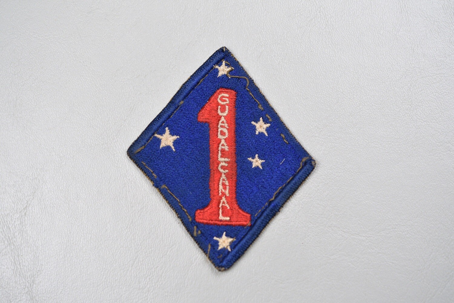 WWII U.S. MARINE CORPS 1st MARINE DIVISION PATCH - UNIFORM REMOVED