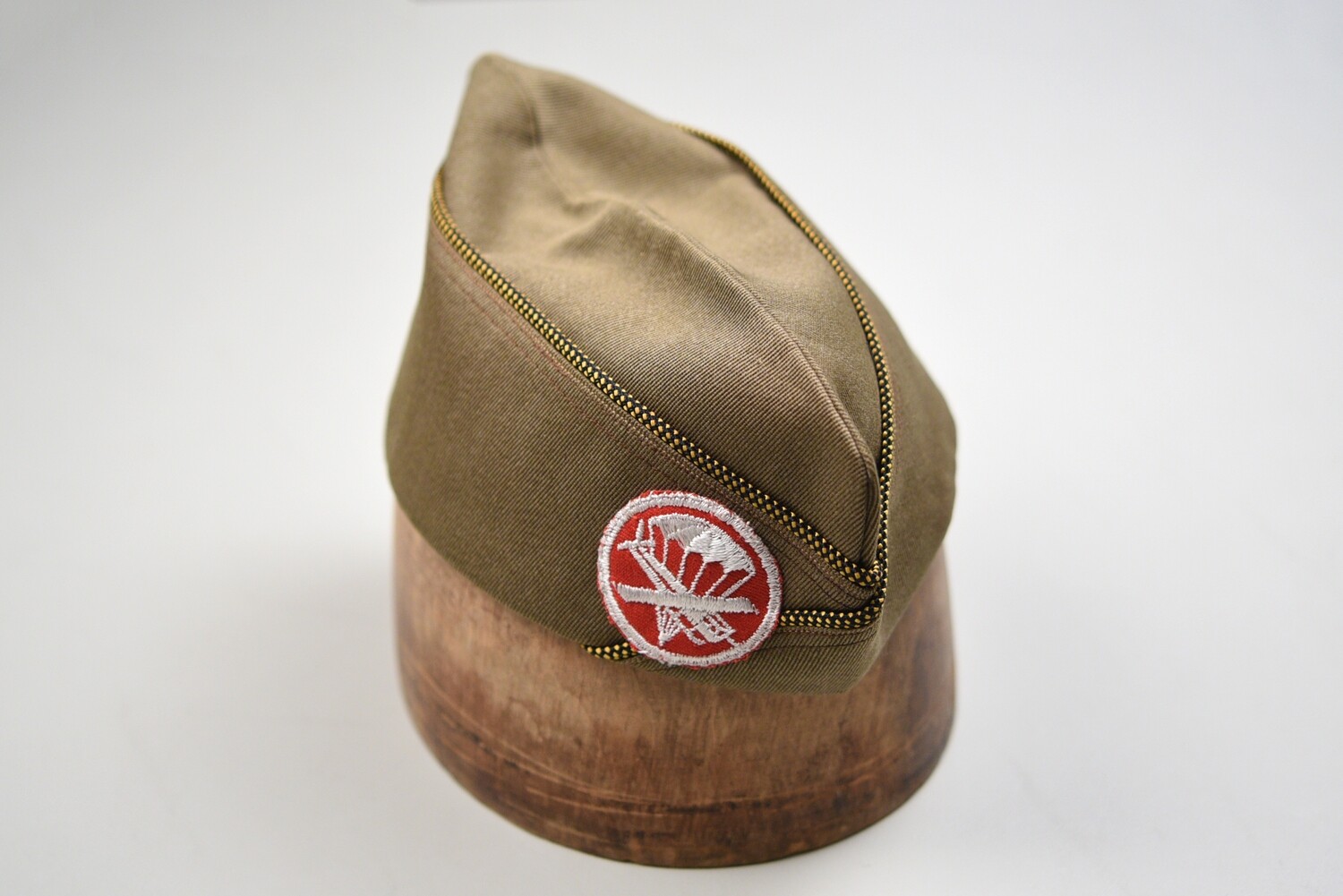 WWII U.S. AIRBORNE ARTILLERY PARA/GLIDER OFFICER OVERSEAS CAP – TANK DESTROYER