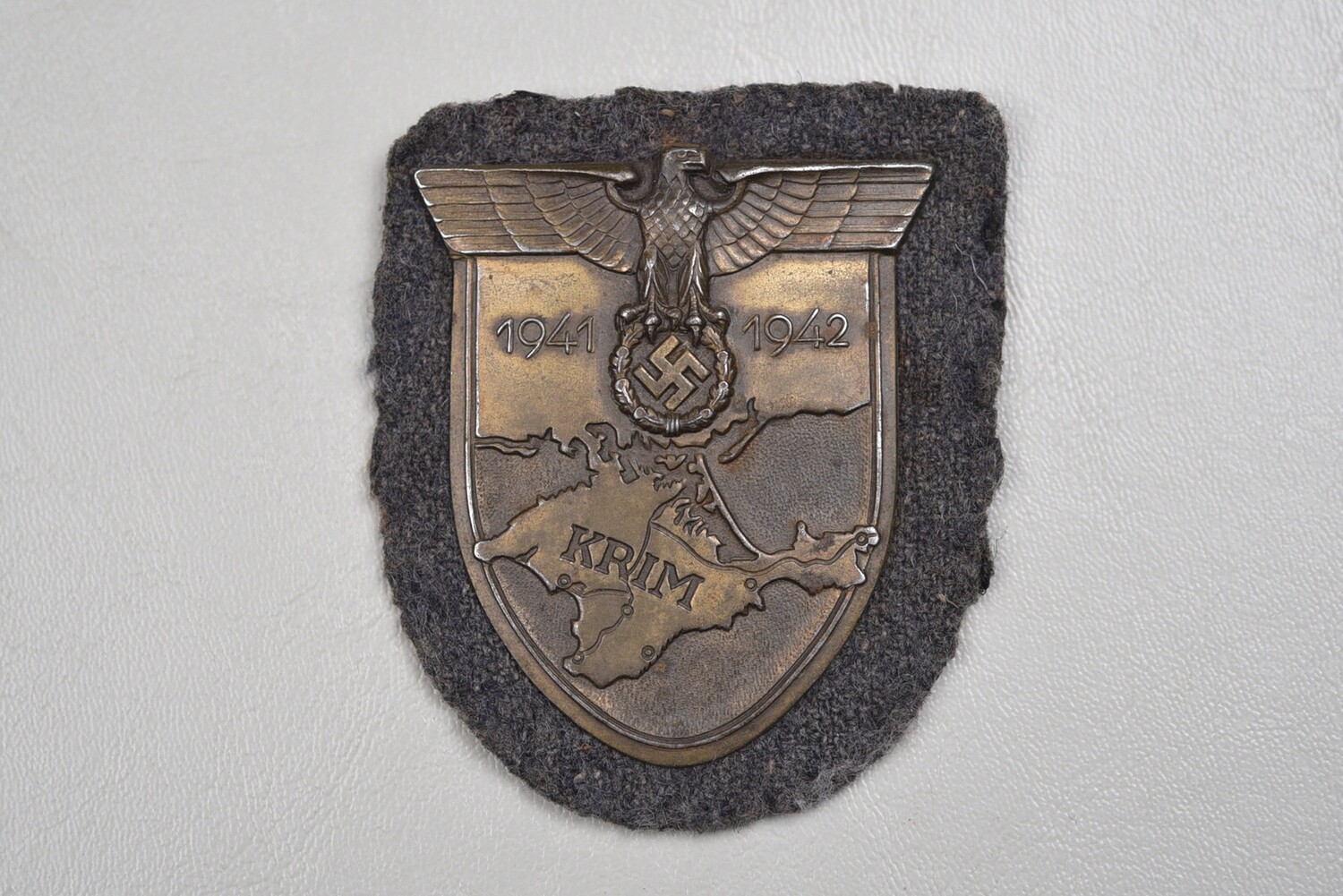 WWII GERMAN ARMY KRIM CAMPAIGN SHIELD