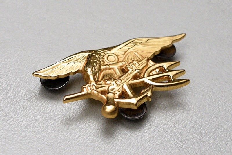 VIETNAM WAR ERA U.S. NAVY SPECIAL WAREFARE TRIDENT BADGE
