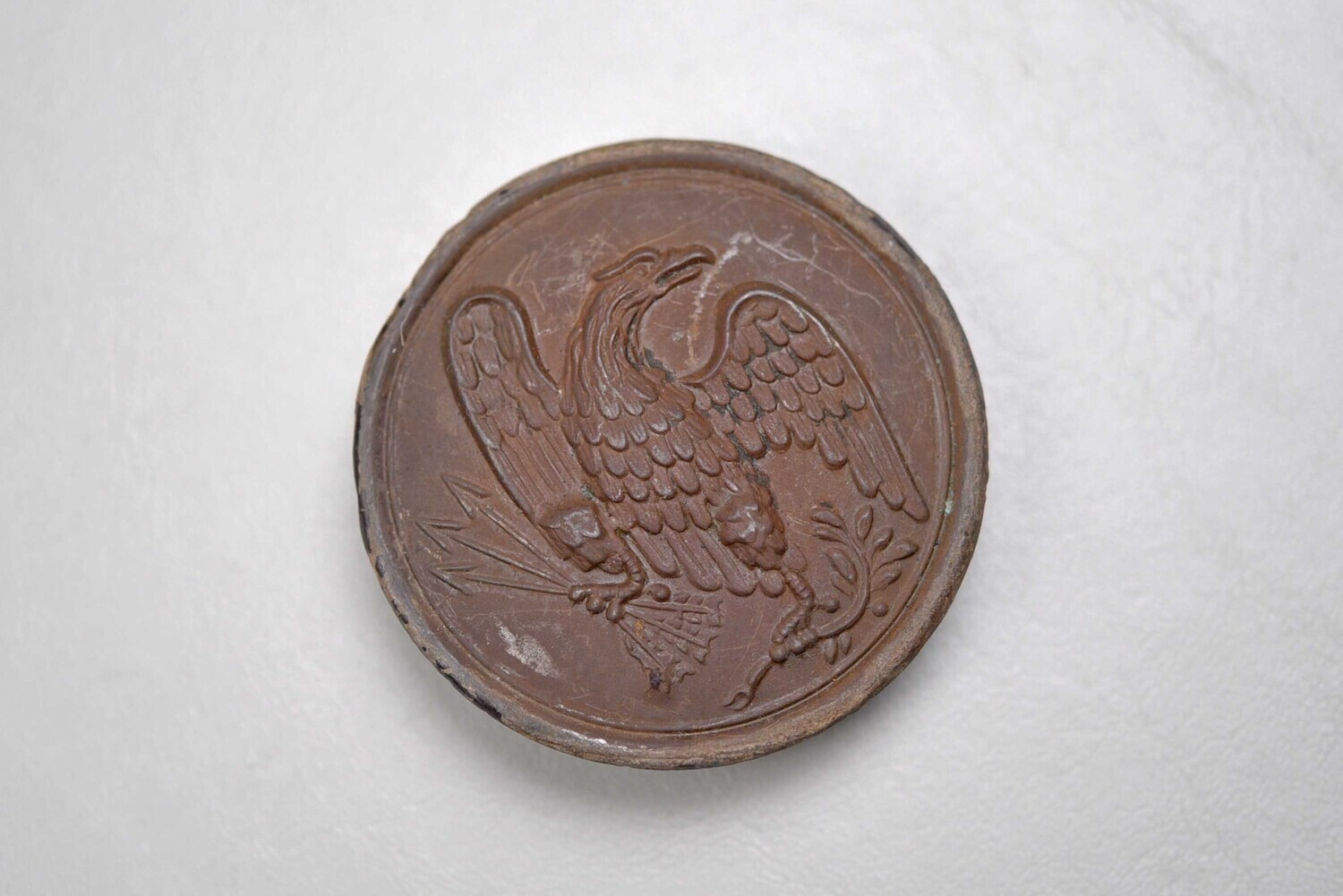 CIVIL WAR EAGLE BREAST PLATE w/BOTH HOOKS - GROUND RECOVERED