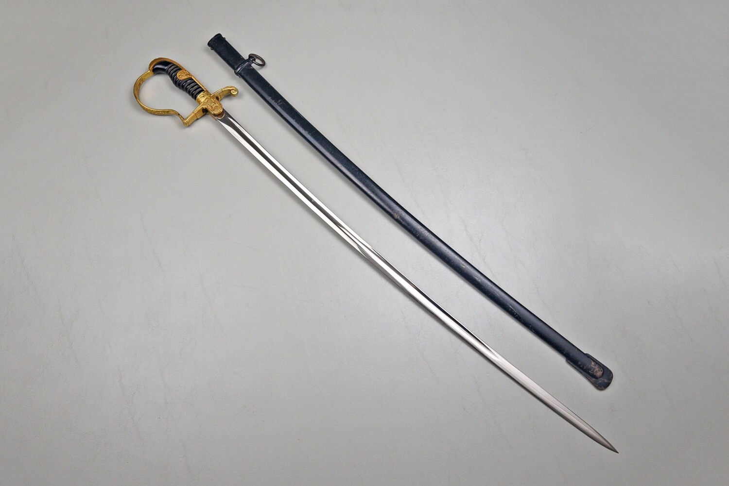 WWII GERMAN WRANGEL PATTERN OFFICER&#39;S DRESS SWORD BY EICKHORN