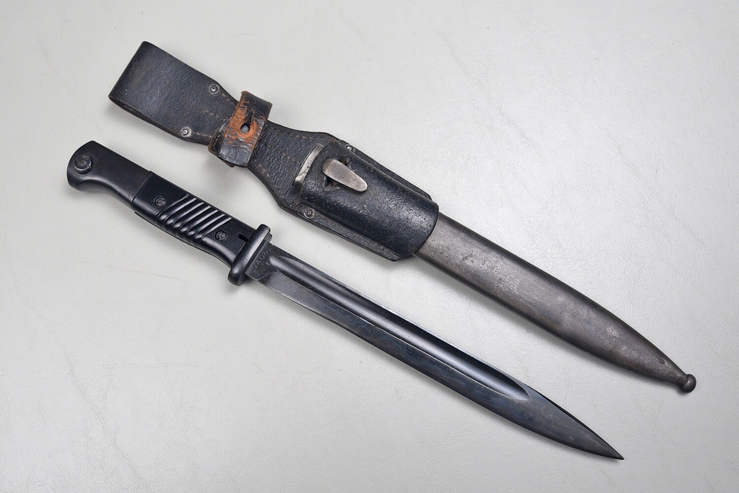 WWII GERMAN K98 MAUSER BAYONET w/FROG BY HÖRSTER - &#39;39&#39; DATED