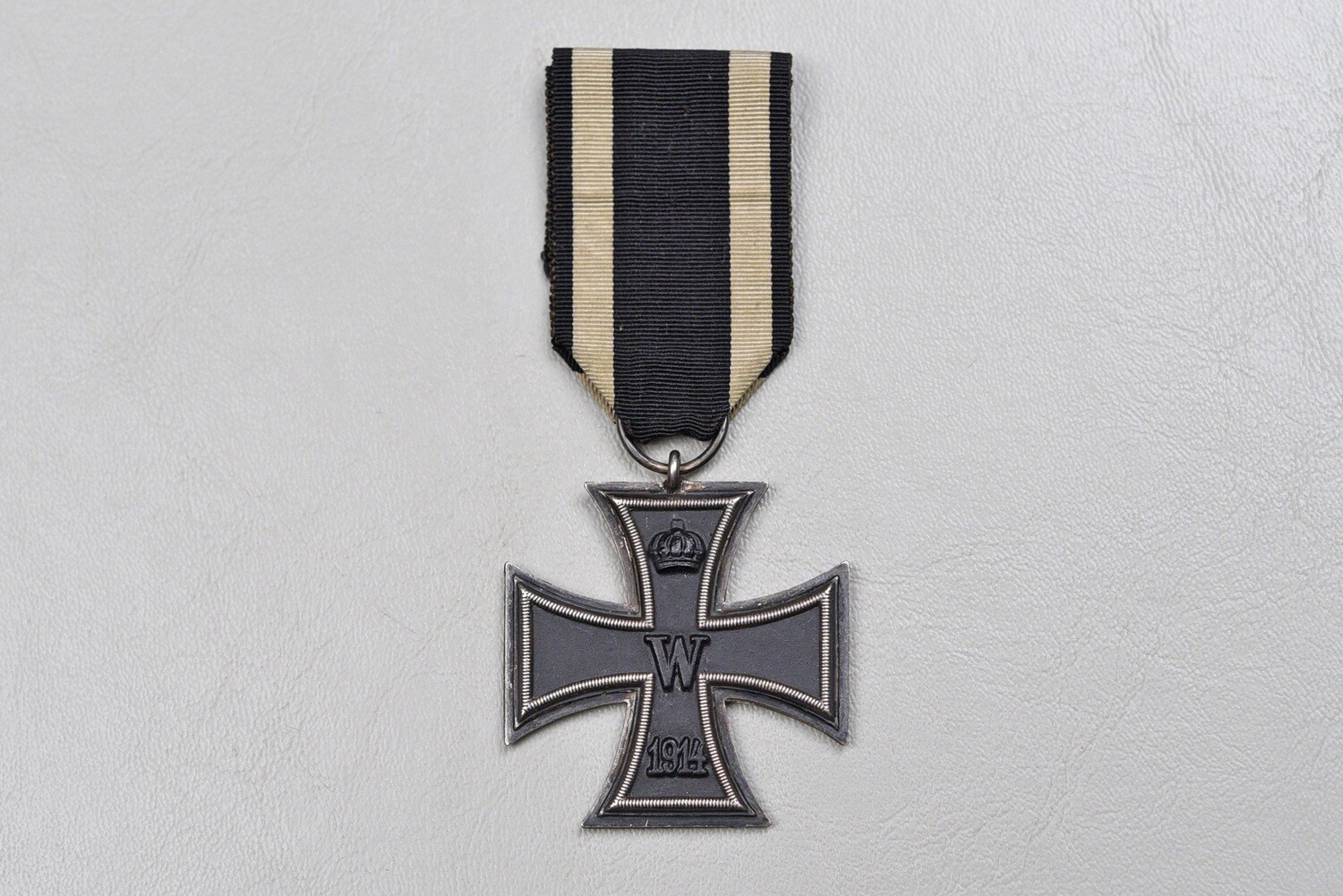 WWI German 1914 Iron Cross 2nd Class on Original Ribbon by Friedlander