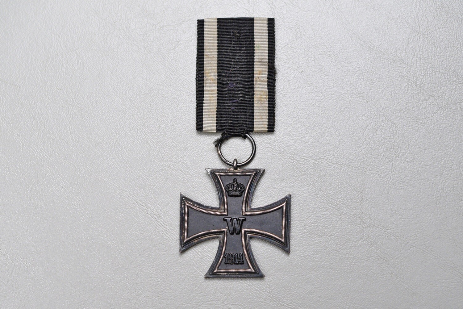 WWI German 1914 Iron Cross 2nd Class on Original Ribbon by Friedlander