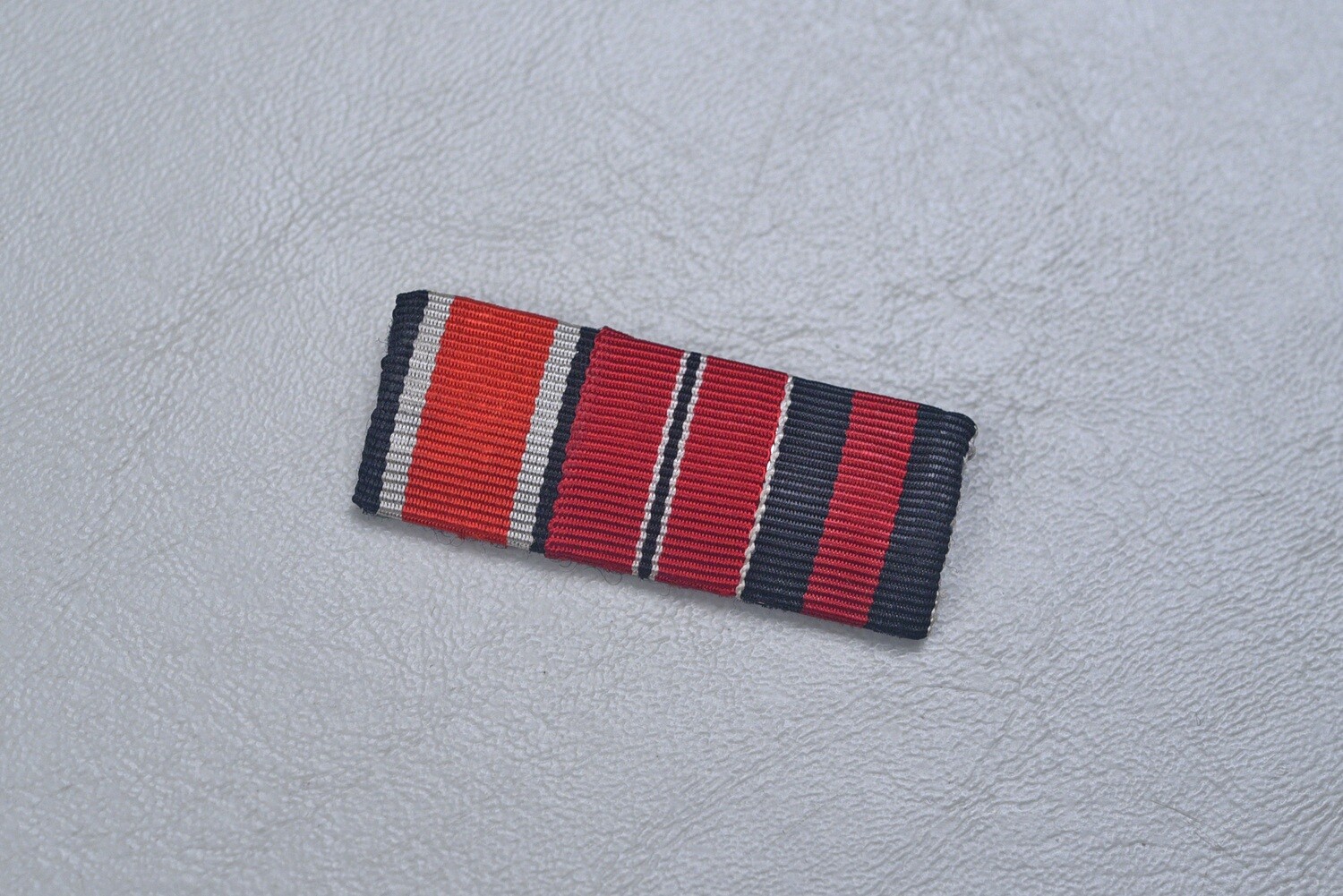 WWII GERMAN 1939 IRON CROSS/RUSSIAN FRONT/CZECH ANSCHLUSS 3-PLACE RIBBON BAR