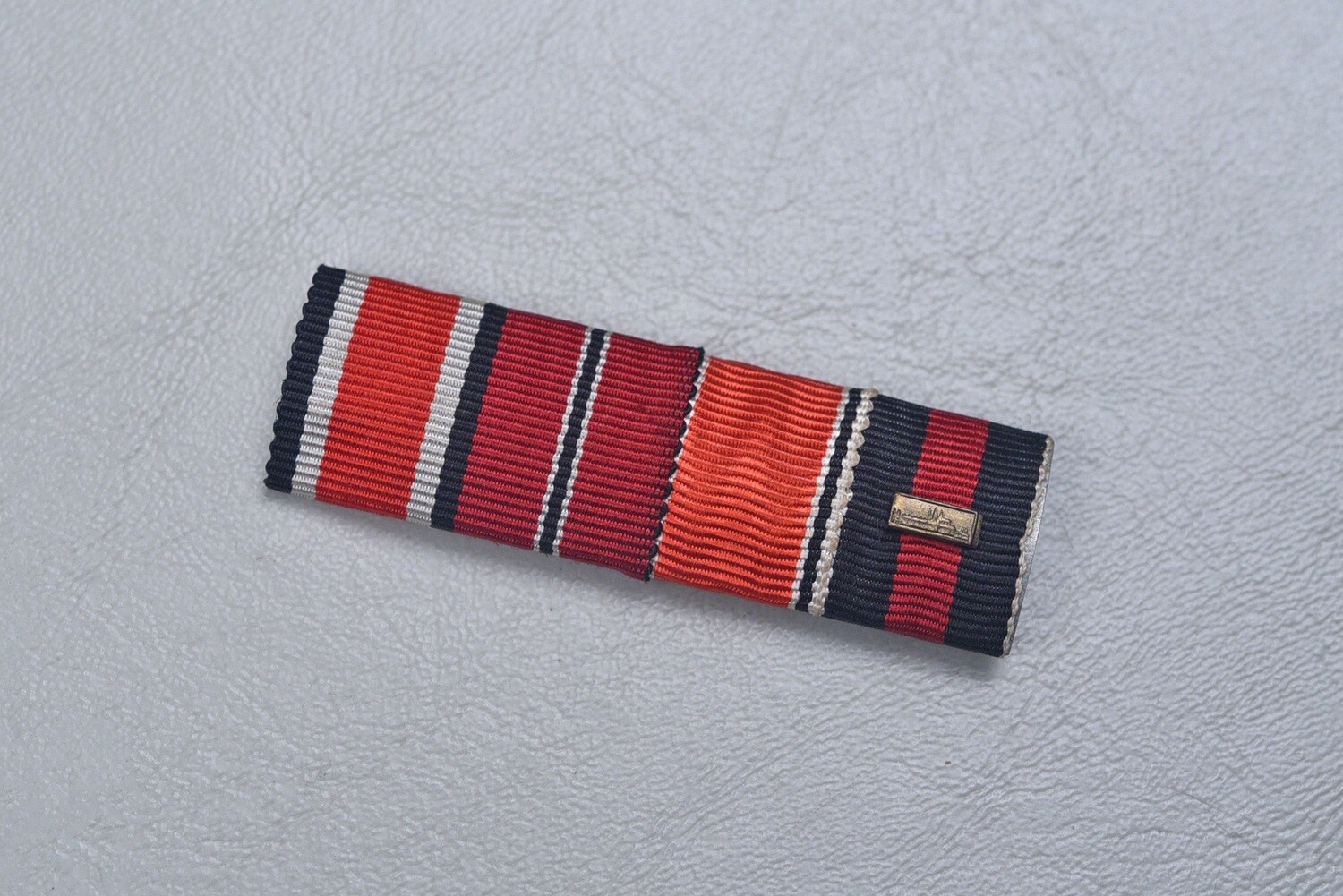 WWII GERMAN 1939 IRON CROSS/RUSSIAN FRONT/AUSTRIAN/CZECH ANCHLUSS W/BAR 4-PLACE RIBBON BAR
