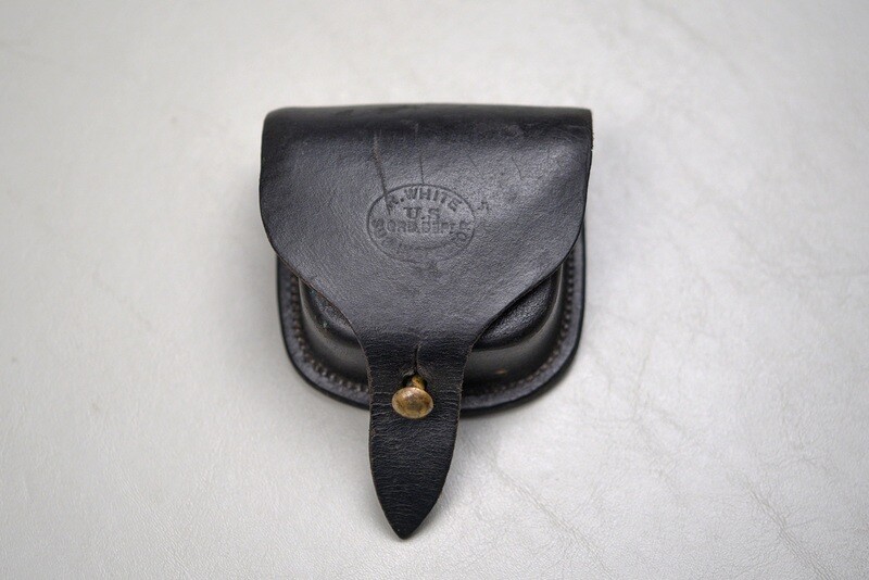 CIVIL WAR U.S. PERCUSSION CAP BOX - 'R. WHITE’ INSPECTION MARK CIVIL WAR U.S. PERCUSSION CAP BOX - 'R. WHITE’ INSPECTION MARK