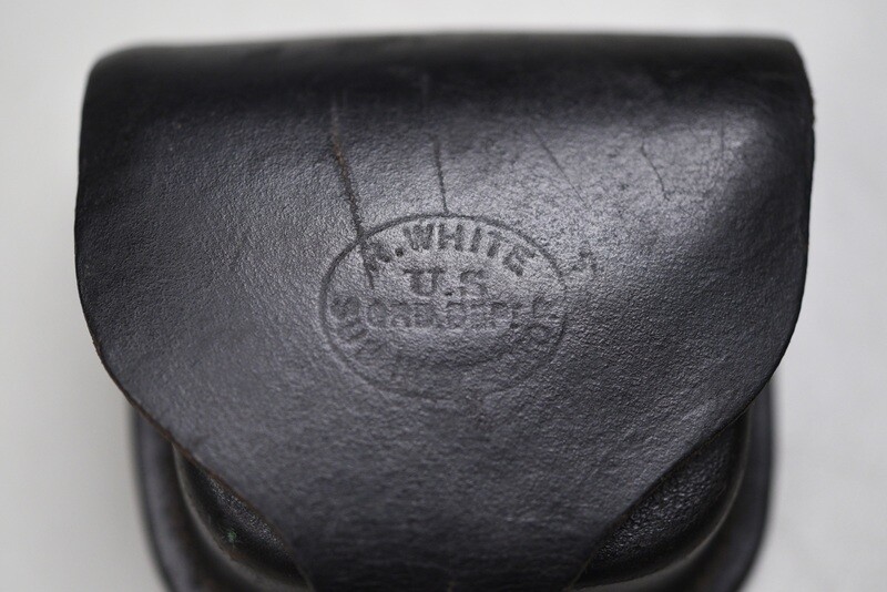 CIVIL WAR U.S. PERCUSSION CAP BOX - 'R. WHITE’ INSPECTION MARK