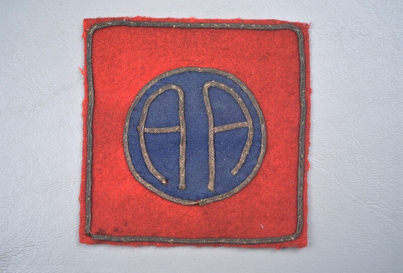 WWI U.S. 82nd ‘ALL AMERICAN’ DIVISION SHOULDER PATCH - FRENCH MADE