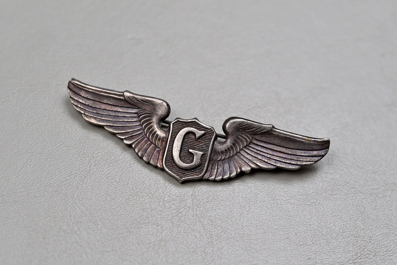 WWII U.S. ARMY AIR CORPS GLIDER PILOT WING - PIN BACK, STERLING