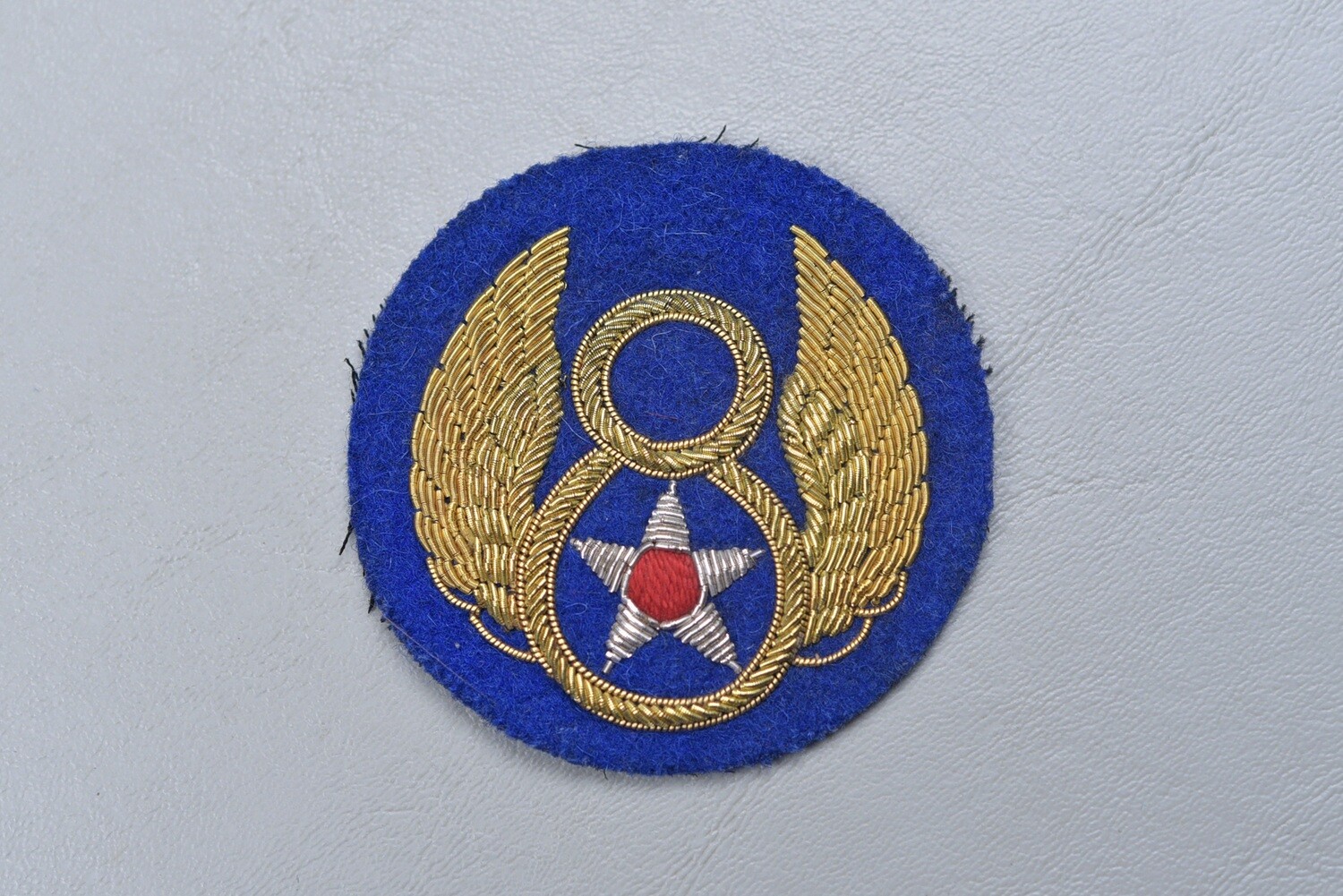 WWII U.S. ARMY AIR CORPS 8th AIR FORCE PATCH - BRITISH MADE BULLION