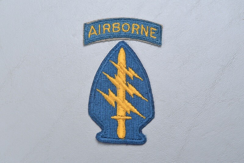 VIETNAM WAR SPECIAL FORCES PATCH w/TEAL TAB VIETNAM WAR SPECIAL FORCES PATCH w/TEAL TAB