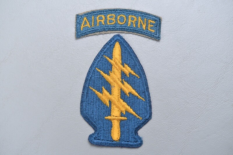 VIETNAM WAR SPECIAL FORCES PATCH w/TEAL TAB