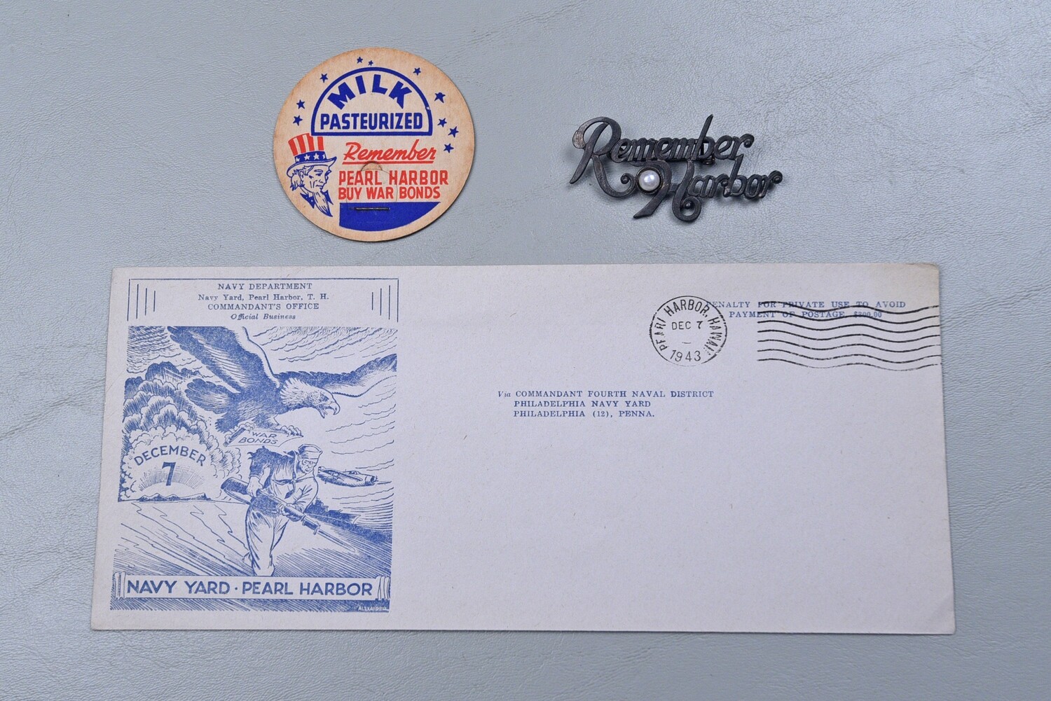 WWII U.S. REMEMBER PEARL HARBOR GROUPING