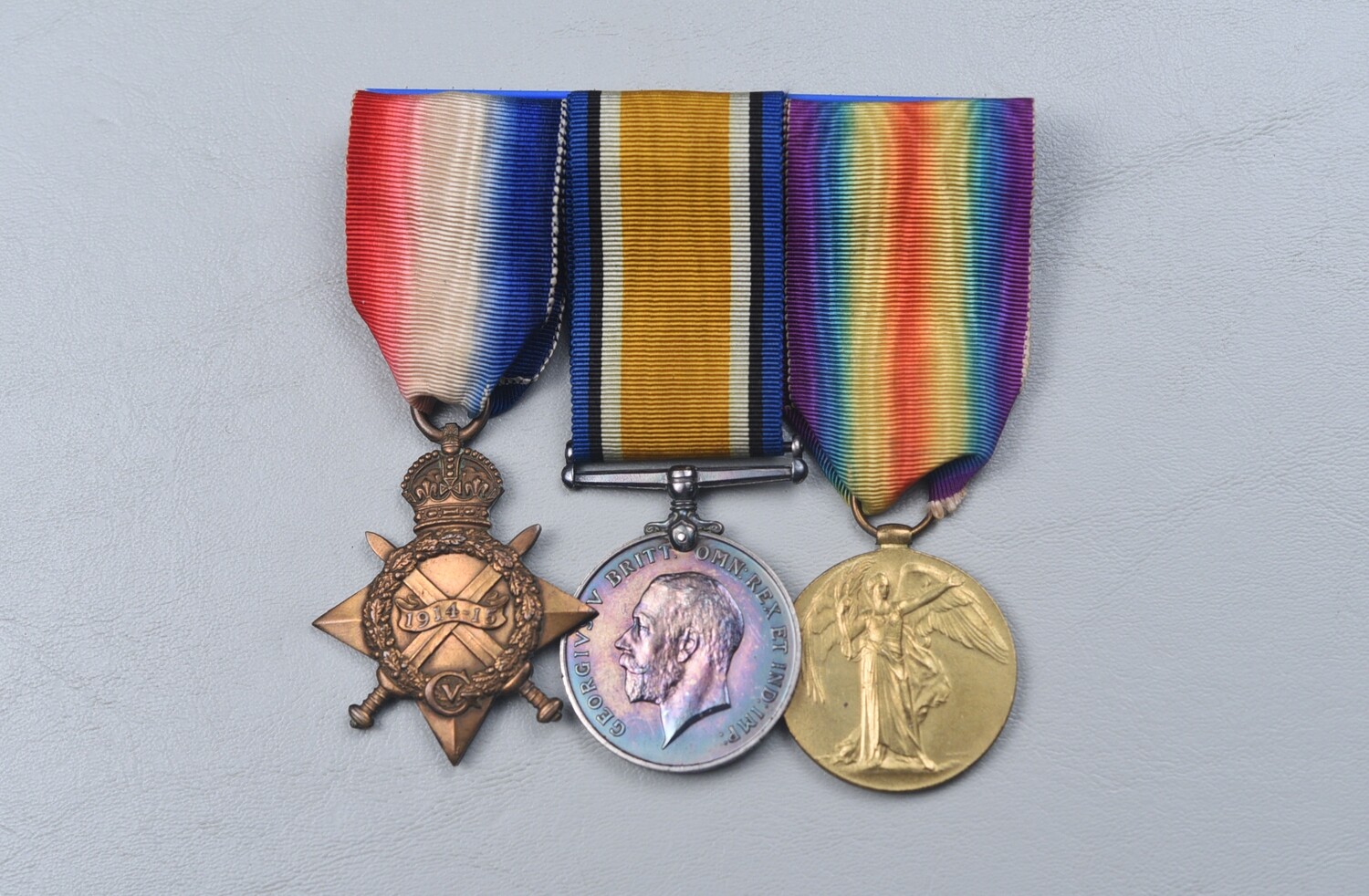 WWII BRITISH 1914-15 STAR TRIO TO SOUTH WALES BORDERERS