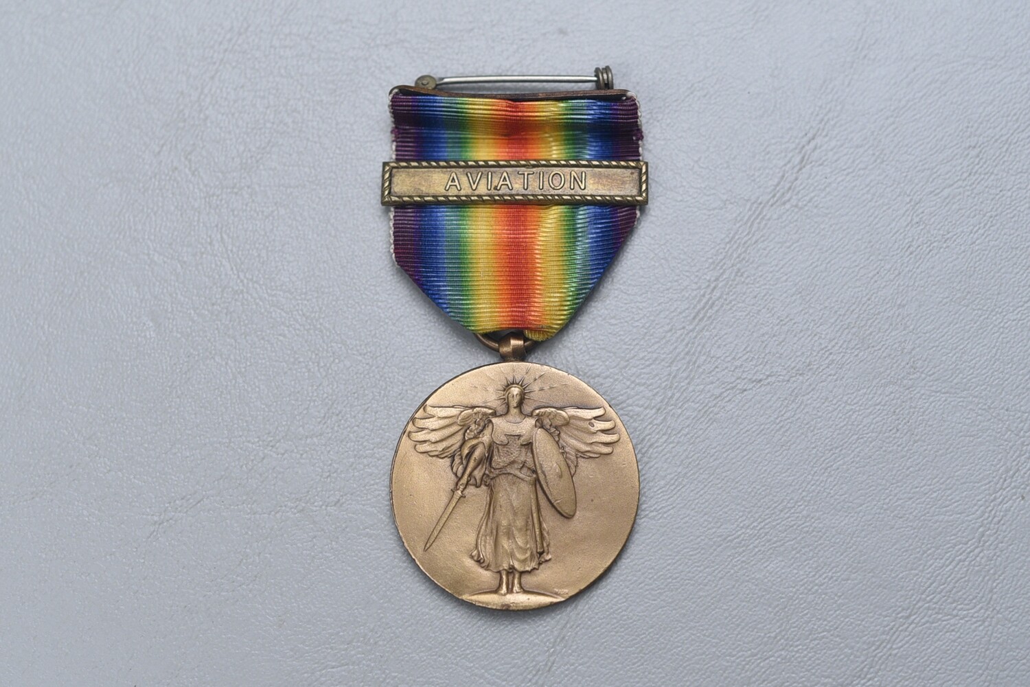 WWI U.S. NAVY VICTORY MEDAL w/&#39;AVIATION&#39; BAR