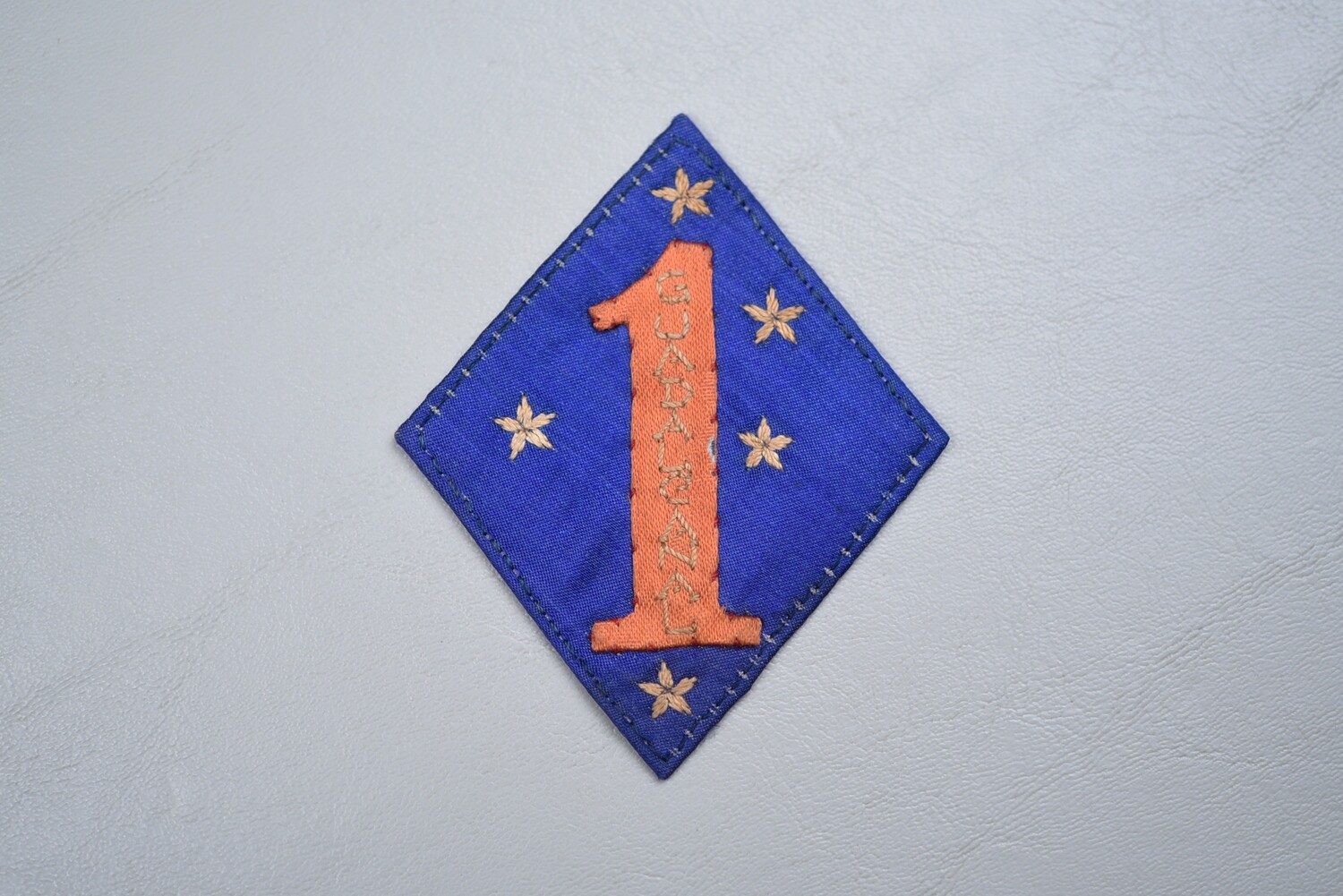 WWII U.S. 1st MARINE DIVISION SHOULDER PATCH - CHINESE MADE
