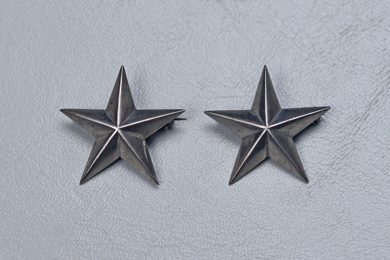 WWII U.S. BRIGADIER GENERAL STARS - STERLING BY BLACKINGTON